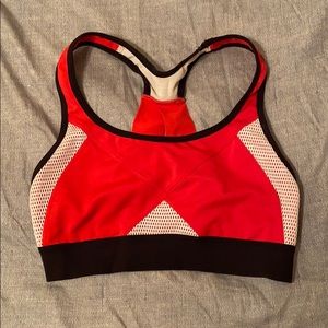 Red champion sports bra